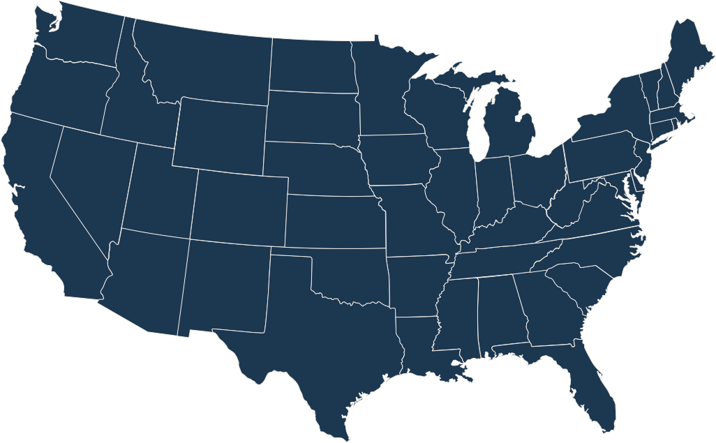 US Map with Great Wolf Lodge location markers